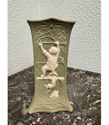 Ваза двухцветный бисквит