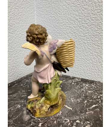 Статуэтка "Ангелок и цапля"