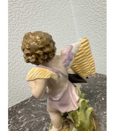 Статуэтка "Ангелок и цапля"