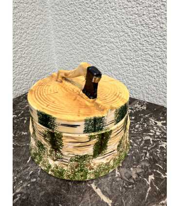 Масленка "Пенек с топором"