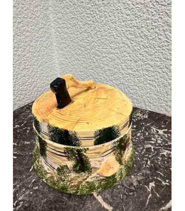 Масленка "Пенек с топором"