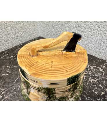 Масленка "Пенек с топором"