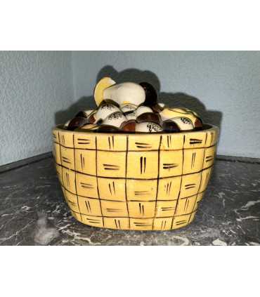 Масленка "Лукошко с грибами"