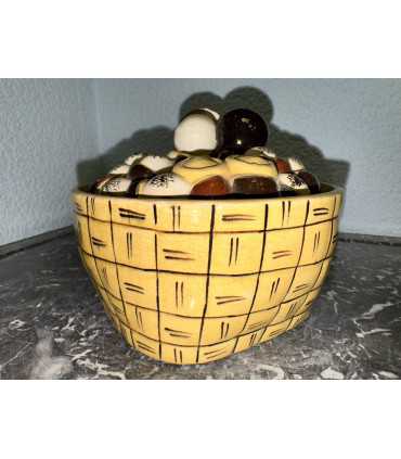 Масленка "Лукошко с грибами"