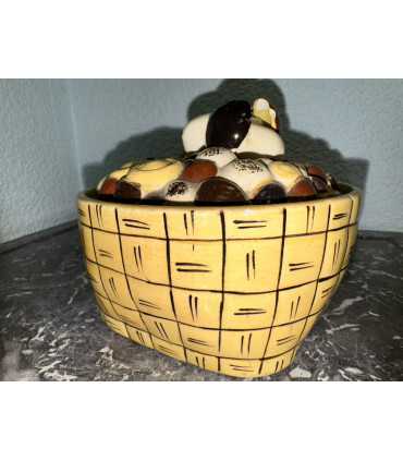 Масленка "Лукошко с грибами"