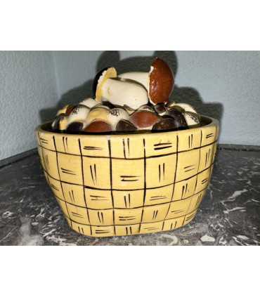 Масленка "Лукошко с грибами"