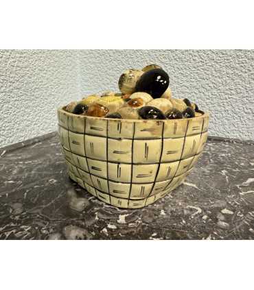 Масленка "Лукошко с грибами"