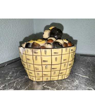 Масленка "Лукошко с грибами"