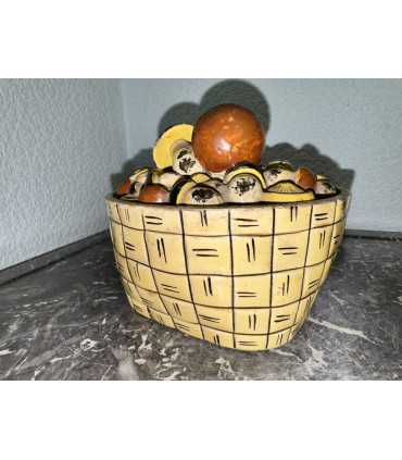 Масленка "Лукошко с грибами"