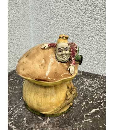 Масленка "Гном на грибе"