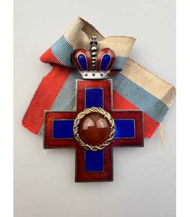 Крест наперсный или фрачный, на ленте