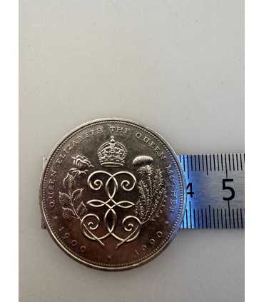 Монета 5 фунтов 1990г.