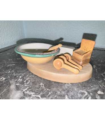 Статуэтка "Солонка в виде миски"