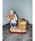 Статуэтка "Старик, пьющий воду"