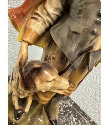 Статуэтка "Мальчик с собакой"