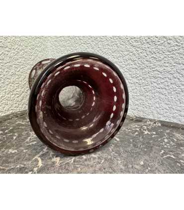 Стакан красного стекла