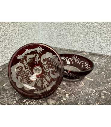 Емкость рубинового стекла