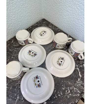 4 чайных пар