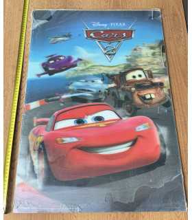 3D плакат "Тачки"