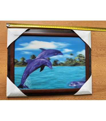 Картина "Дельфины"